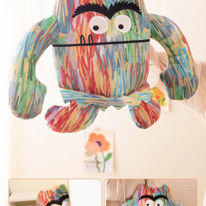 O Monstro das Cores Pelúcia Brinquedo Favor de Festa Decoração Crianças Bebê Almofada de Conforto Brinquedos de Pelúcia para Crianças Presentes Bonitos 15-35cm