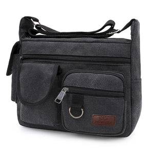 Bolsas de Ombro de Lona para Homens, Tote Casual, Bolsa de Viagem para Homens, Bolsa Transversal de Luxo, Bolsas Mensageiro de Moda, Bolsa de Alta Qualidade