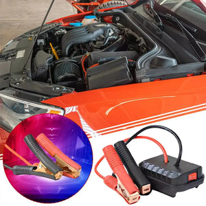 aptador de Carga de Bateria de Lítio para Carro, Clipe de Carregador, Acendedor de Auto, Iniciador de Emergência para Makita, Adaptador de Cabo de Reforço, Ferramentas de Emergência DIYAd