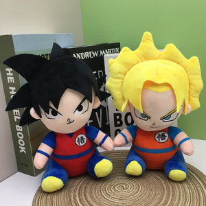 Brinquedo de Pelúcia Dragon Ball para Crianças, Piccolo Goku, Super Saiyajin, Vegeta, Alta Qualidade, Presente de Natal, 20cm