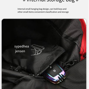 Mochila Dobrável Multifuncional para Atividades ao Ar Livre, Alta Densidade, Leve, Impermeável, de Nylon, Bolsa Esportiva para Camping, Caminhadas e Viagens