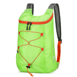 Mochila Dobrável Multifuncional para Atividades ao Ar Livre, Alta Densidade, Leve, Impermeável, de Nylon, Bolsa Esportiva para Camping, Caminhadas e Viagens