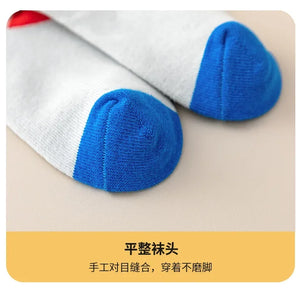 Kit 5 Pares de Meias Infantis Estampadas Estilo Herói