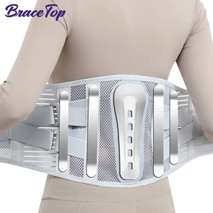 Cintas Lumbar para Costas para Homens e Mulheres, Tecido de Malha Macia e Respirável com 5 Aros de Suporte Total, Suporte Lombar para Costas em Casa