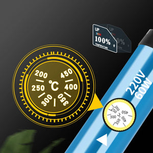 Ferro de Solda Elétrico Ajustável 60W EU 220V / ☆Plugue dos EUA 110V☆ Ferro de Solda DIY para Reparos
