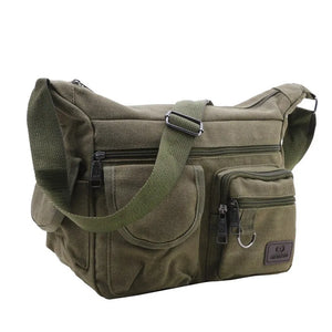 Bolsas de Ombro de Lona para Homens, Tote Casual, Bolsa de Viagem para Homens, Bolsa Transversal de Luxo, Bolsas Mensageiro de Moda, Bolsa de Alta Qualidade