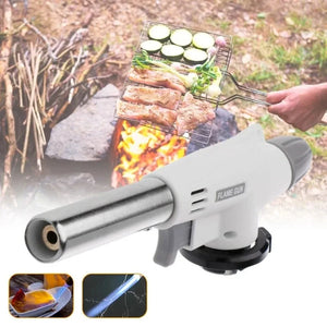 Acampamento Assar Churrasco Tocha de Gás Soldagem Criador de Fogo Isqueiro Queimador de Butano Chama Metal Chama de Metal Pistola de Chama Isqueiro de Soldagem Aquecimento