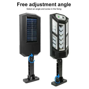 Nova Luz Solar LED 300000LM Lâmpada Solar Externa com Sensor de Movimento 4 Modos à Prova d'Água IP65 Luz Solar para Jardim de Rua Lanternas