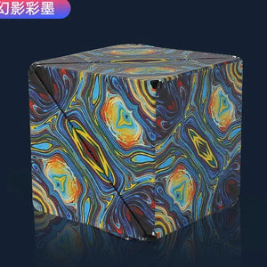 Variedade Geométrica Cubo Mágico Magnético Anti Estresse 3D Cubo de Quebra-Cabeça de Mão para Crianças Aliviador de Estresse Brinquedo Fidget