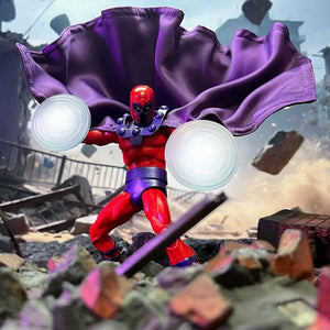 Em Estoque Mafex Anime Figures X-Men Magneto Figura Brinquedo 3 Cabeças Figura de Ação Modelo de Coleção para Meninos Decoração de Mesa Ornamento Brinquedo Presente