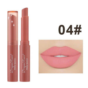 Batom Matte Matte Não Desbotável Hidratante Maquiagem Europeia e Americana Batom Matte Veludo Batom Matte à Prova d'Água Não Fácil de Desbotar Batom Matte Batom