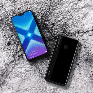 HONOR 8X Smartphone Firmware Global CPU Haisi Qilin 710 Câmera traseira de 6,5 polegadas 20MP Reconhecimento de impressão digital telefone usado