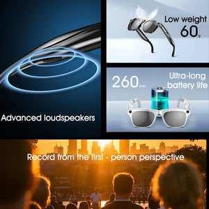 Óculos Inteligentes Xiaomi AI 4K HD Lente Fotocromática Câmera Óculos Chamadas Bluetooth Reprodutor de Música Assistente de Voz Tradução Vídeo