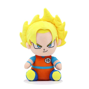 Brinquedo de Pelúcia Dragon Ball para Crianças, Piccolo Goku, Super Saiyajin, Vegeta, Alta Qualidade, Presente de Natal, 20cm