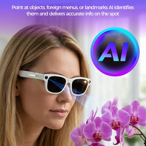 Óculos Inteligentes Xiaomi AI 4K HD Lente Fotocromática Câmera Óculos Chamadas Bluetooth Reprodutor de Música Assistente de Voz Tradução Vídeo