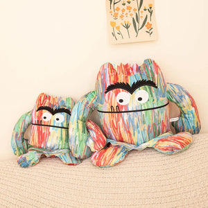 O Monstro das Cores Pelúcia Brinquedo Favor de Festa Decoração Crianças Bebê Almofada de Conforto Brinquedos de Pelúcia para Crianças Presentes Bonitos 15-35cm