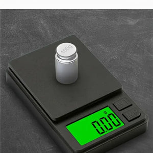 Balança de Precisão de Bolso 1000g X 0,1g - Balança Digital para Gramas, Alimentos, Joias, Onças/Grãos com LCD Retroiluminado - Mini Balança para Viagem