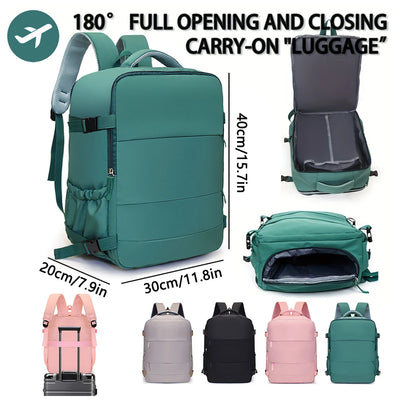 Mochila de Viagem para Embarque 40X30X20Cm, Compatível com Ryanair, Easyjet e Mochilas Econômicas Wizardair (Produtos Selecionados)