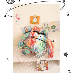 O Monstro das Cores Pelúcia Brinquedo Favor de Festa Decoração Crianças Bebê Almofada de Conforto Brinquedos de Pelúcia para Crianças Presentes Bonitos 15-35cm