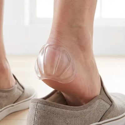 Almofadas Transparentes de Silicone para Calcanhar e Antepé, Inserções Confortáveis e Leves para Saltos Altos e Tênis Unissex