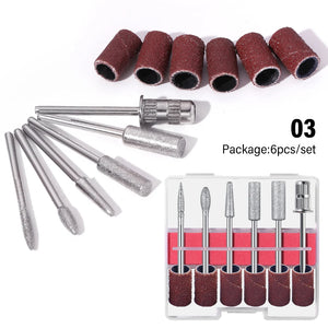 LINMANDA Kit de Brocas Elétricas 6 em 1 Remover Polidor Manicure Lixa de Unha Portátil Equipamento de Broca de Unha Máquina de Ferramentas em Caneta