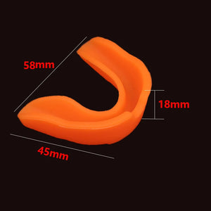 Protetor Dental de Silicone para Dormir à Noite, Placa de Proteção Bucal para Rugby, Karatê, Bruxismo, Proteção para Boxe, Moldagem Gratuita