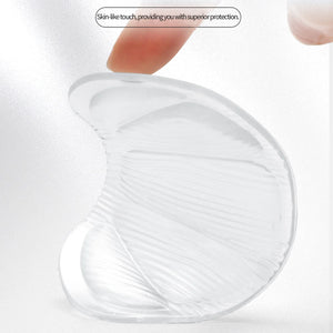 Almofadas Transparentes de Silicone para Calcanhar e Antepé, Inserções Confortáveis e Leves para Saltos Altos e Tênis Unissex