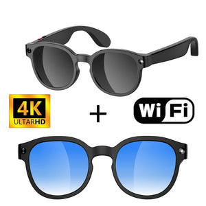 Óculos Inteligentes Xiaomi AI 4K HD Lente Fotocromática Câmera Óculos Chamadas Bluetooth Reprodutor de Música Assistente de Voz Tradução Vídeo