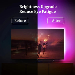 Luzes LED para TV Controle de 3 Teclas Fita LED USB 5V Luzes de Fita para Luz de Fundo de TV Decoração de Festa em Casa Fita Flexível