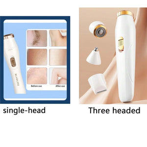 2026 Lady Shaver Removedor de Cabelo para Mulheres Máquina Sem Fio Removedor de Pelos Faciais Aparador de Biquíni Lâmina Elétrica Recarregável
