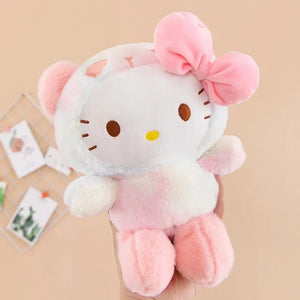 Pelúcia Sanrio Kawaii Sanrio Kuromi My Melody Cinnamoroll Brinquedos Almofada Anime Cartoon Presentes para Crianças Decoração de Quarto Bonecos.**
