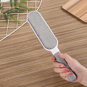 Removedor de Pelos de Animais de Dupla Face, Escova Adesiva Eletrostática Manual, para Gato, Roupas, Sofá, Móveis, Limpeza de Tapetes