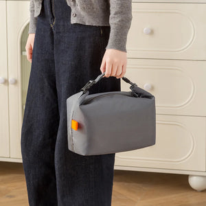 1 peça Pacote de Almoço Bolsa Bento Isolada Caixa de Almoço de Papel Alumínio Bolsa de Gelo Bolsa de Jantar Portátil Armazenamento de Alimentos para Piquenique Bolsa de Mão