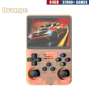 Console de Jogos Portátil Retro R36S - Tela IPS de 3,5 Polegadas, 64GB/128GB/256GB, Dispositivo de Jogos Portátil com Jogos Embutidos