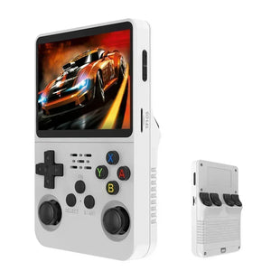 Console de Jogos Portátil Retro R36S - Tela IPS de 3,5 Polegadas, 64GB/128GB/256GB, Dispositivo de Jogos Portátil com Jogos Embutidos