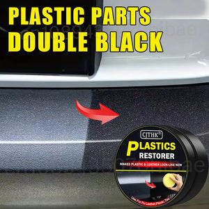 Restaurador de Plástico para Carros Voltar ao Preto Brilhante Produtos de Limpeza para Carros Restaurador de Plástico e Couro Polidor de Carro e Renovador de Revestimento de Reparação
