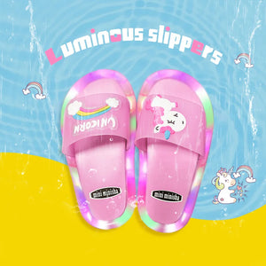 Chinelos para Meninas Chinelos LED para Crianças Chinelos de Banho para Bebês Sandálias para Crianças Sapatos para Meninas e Meninos Sapatos que Acendem para Crianças Pequenas