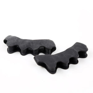 2 soft touch silicone toe spacers, reusable toe spacers for feet