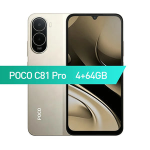 Smartphone POCO C81 Pro Versão Global 6,9 polegadas Display 120Hz Bateria de 6000mAh UNISOC T7250 Octa-core HyperOS 3 2026 Telefone Móvel