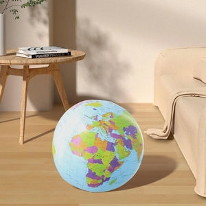 Bola de Praia Inflável 12/16 Polegadas Globo Mapa Brinquedo Educação Geografia Ensino Balão Props Para Crianças Adultos Presentes Criativos