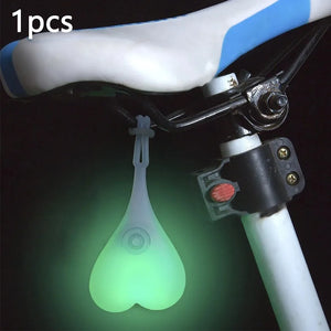 Luz de Ovo para Bicicleta, Bicicleta de Montanha, Passeio Noturno, Luz Traseira Criativa, Equipamento de Ciclismo, Acessórios para Bicicleta, Luz de Advertência, Personalidade