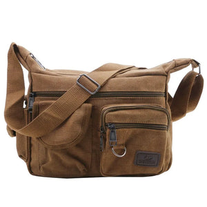 Bolsas de Ombro de Lona para Homens, Tote Casual, Bolsa de Viagem para Homens, Bolsa Transversal de Luxo, Bolsas Mensageiro de Moda, Bolsa de Alta Qualidade
