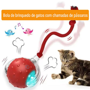 Novo Brinquedo Interativo para Gato, Bola de Gato Automática e Recarregável, Brinquedo Interativo Inteligente para Gatinhos, Brinquedo Inteligente em Forma de Bola para Gato
