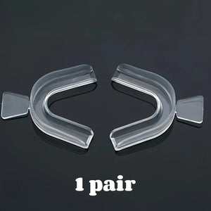 1-4 pares de Alinhadores de Dentes Unissex de Silicone Invisível, Bandeja Ortopédica Dental para Clareamento e Endireitamento, Uso Noturno, Ferramenta de Cuidado Dental
