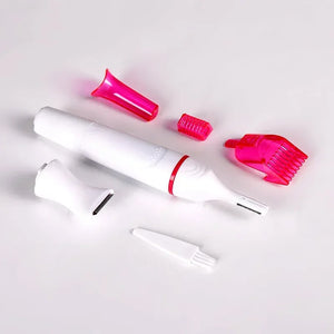 Conjunto 5 em 1 Epilador para Mulheres, Aparador de Sobrancelhas Feminino, Depilador de Senhora, Máquina de Depilação, Depilador Facial, Ferramenta Depilatória para Biquíni