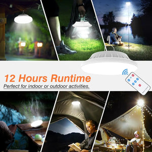 Lanterna de Camping Portátil Power Bank Lanterna LED para Camping Lanterna de Mão à Prova d'Água Luz de Tenda Externa Lanterna Recarregável Holofote Lanterna