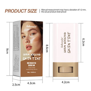 Bastão de Cor de Pele à Prova d'Água Nutritivo Sólido Sérum Tinta Base Bálsamo Cor de Pele Contorno Facial Bastão de Maquiagem
