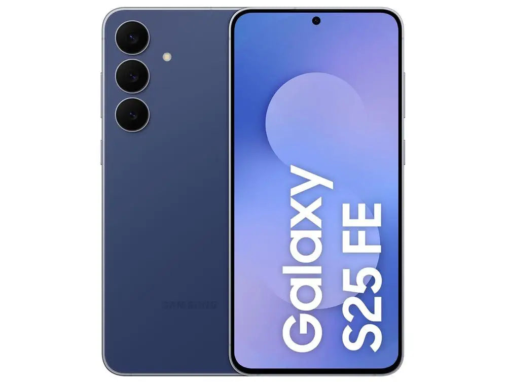 Smartphone Samsung Galaxy S25 FE 128GB 5G 8GB RAM Azul Marinho 6,7" Câmera Tripla + 12MP Selfie
