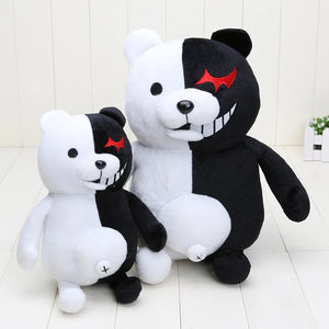 25/40cm Anime Dangan Ronpa Super Danganronpa 2 Monokuma Black&White Bear Plush Toy Bear Soft Stuffed Animal Dolls Toys