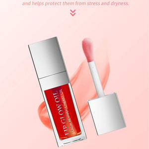 Conjunto de Óleo Labial Hidratante Jelly de Cristal Gloss Labial Volumizador Maquiagem Gloss Labial Sexy Óleo Iluminador Labial Tinta Volumizadora